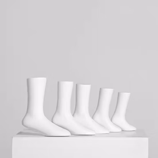 양말 디스플레이용 유리 섬유 스탠딩 발 마네킹